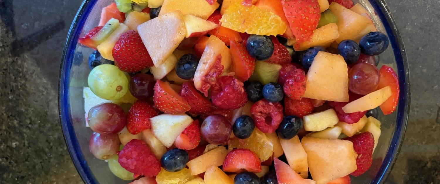 Breakfast fruit salad